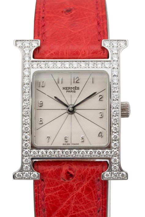 hermes h watch diamond.